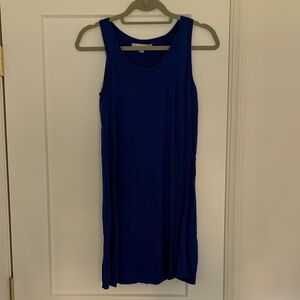 LOFT Royal Blue Sleeveless Mini Dress
